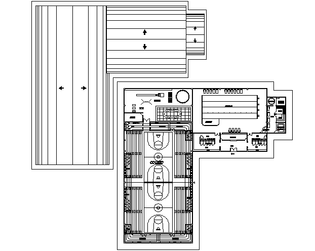 Game zone detail dwg file