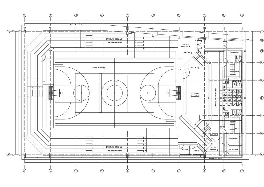 Game zone plan working plan detail dwg file