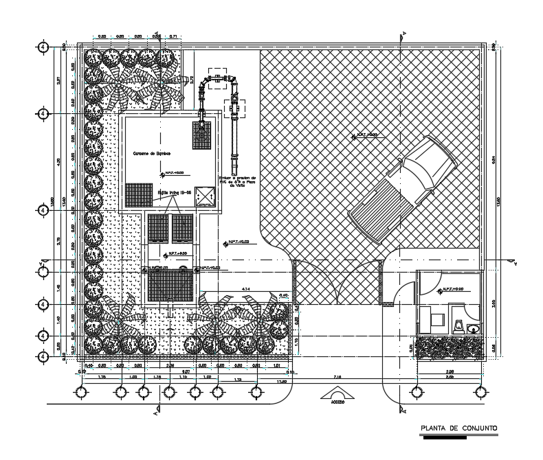 Garage Layout Plan AutoCAD Drawing Download DWG File