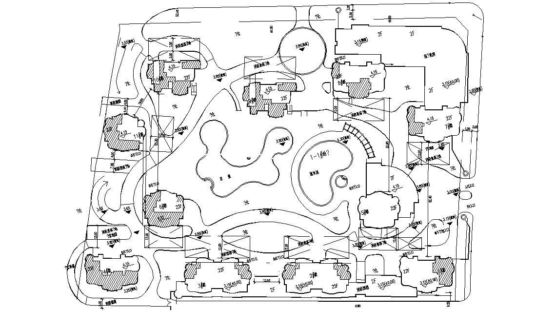 Garden Landscape Design AutoCAD File Free 