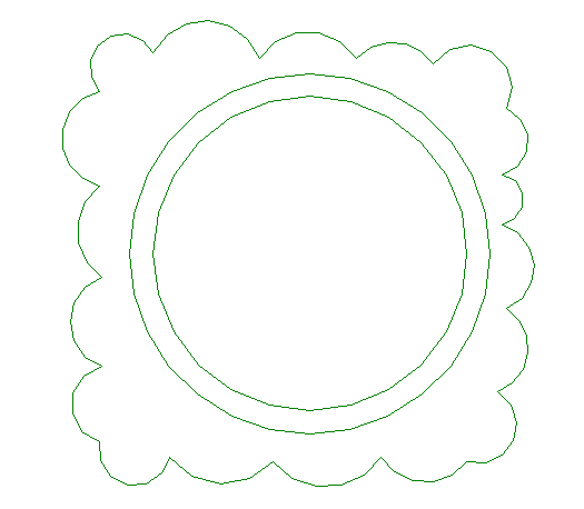 Garden mini plant cad design block deg file