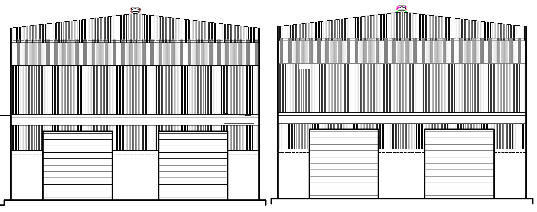 Garnet Shop Design and Elevation Plan dwg file
