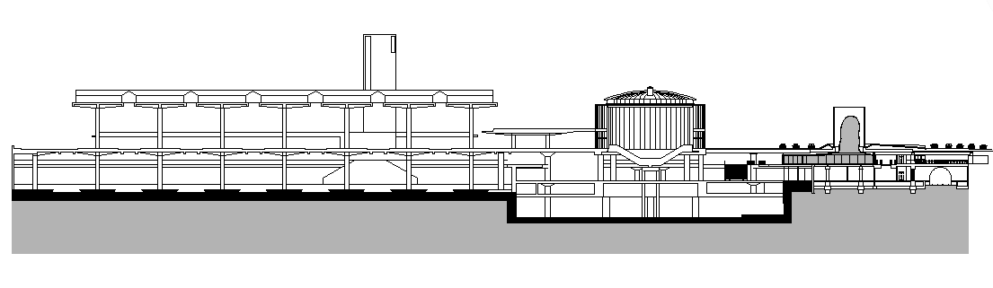 Gas Industry Design and Elevation dwg file
