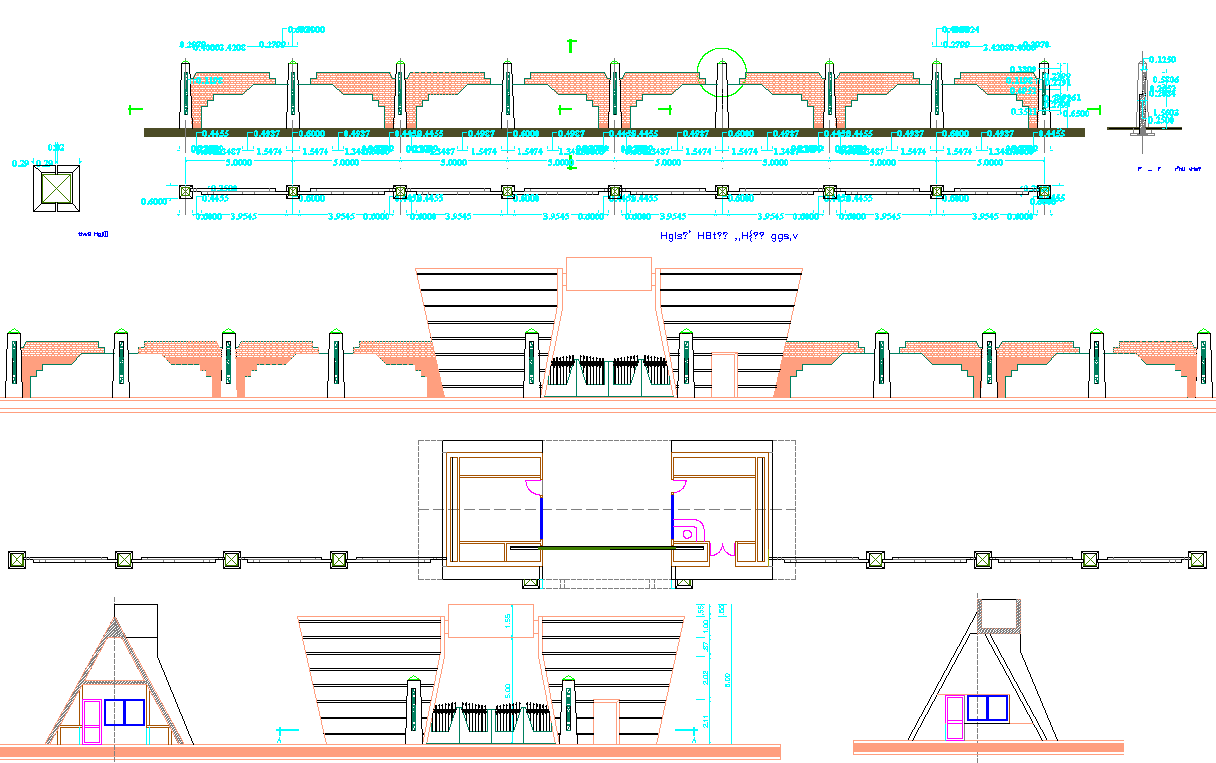 Gate Design and Section plan