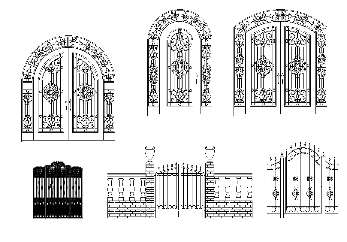 Gates plan detail dwg.