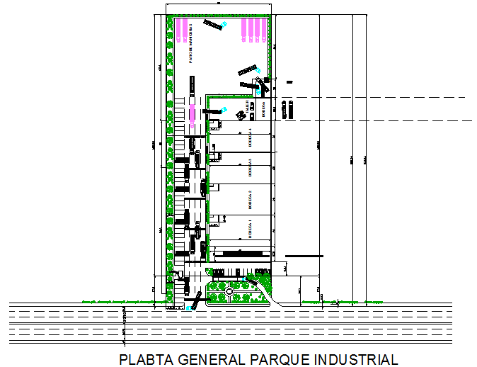 General Industry project plan detail dwg file