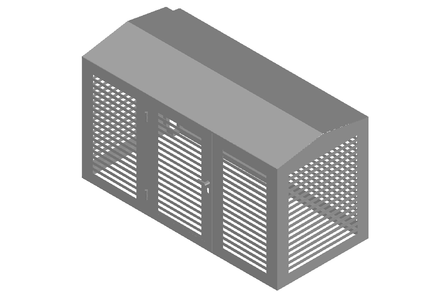Generator building design dwg file