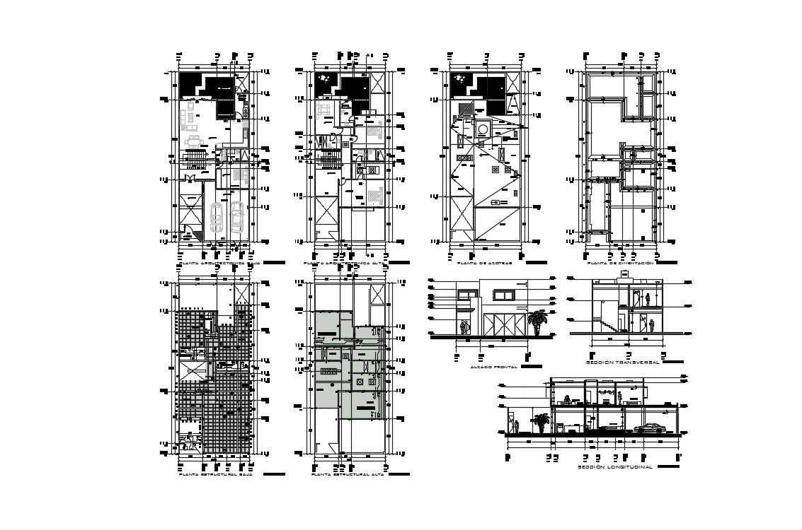Ground Floor House Design In DWG File   