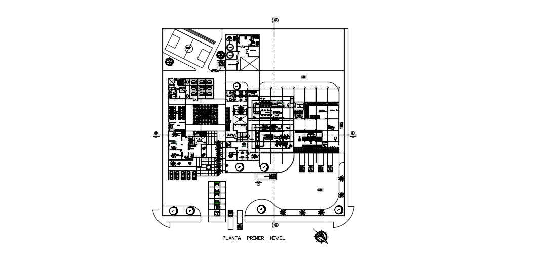 Ground Floor Plan In DWG File