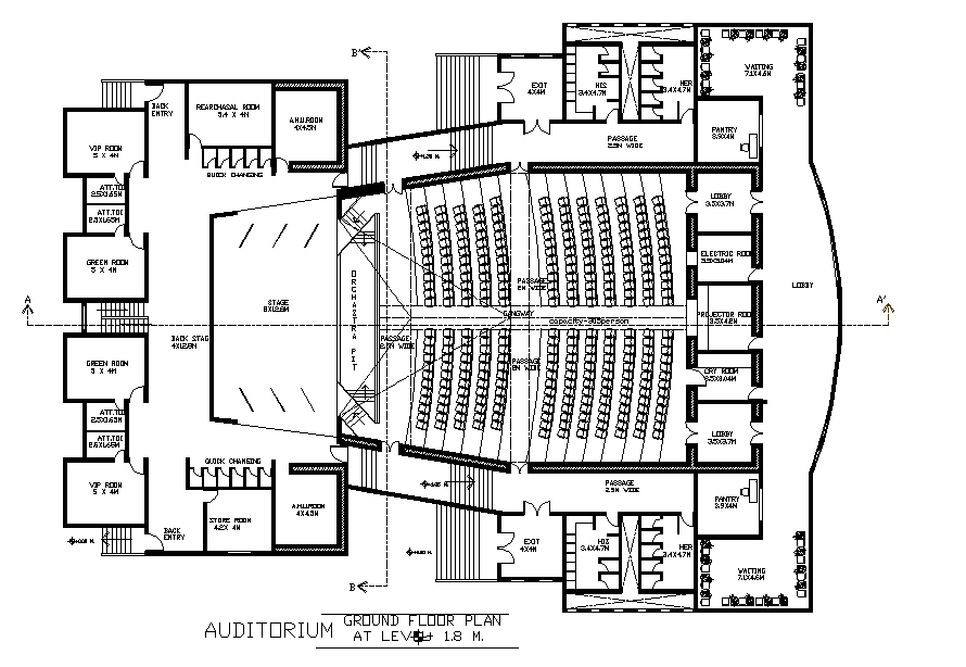 Ground floor detail dwg file