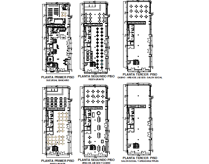 Ground floor to terrace floor plan detail dwg file