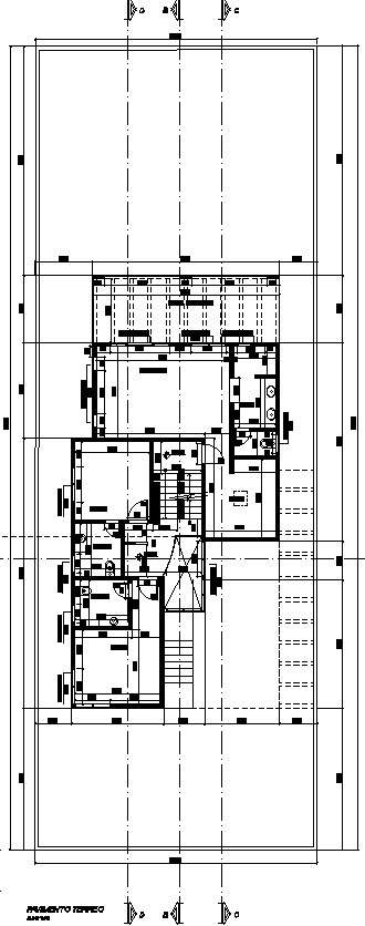 Ground floor plan of modern house