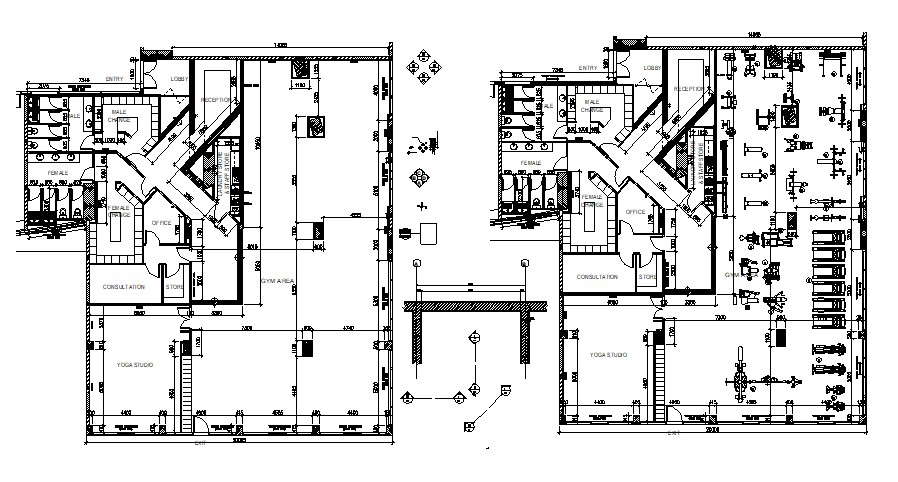 Gym Building Design Plan