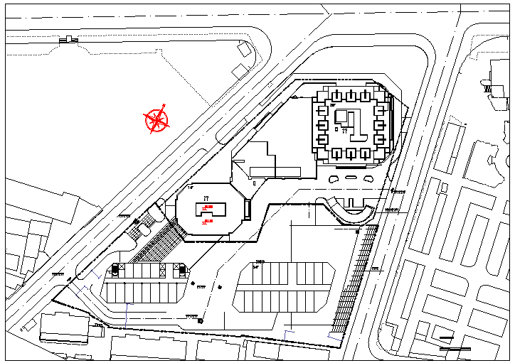 HOTEL Planing Detail in DWG file