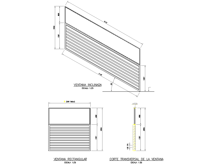 Handrail plan detail dwg file