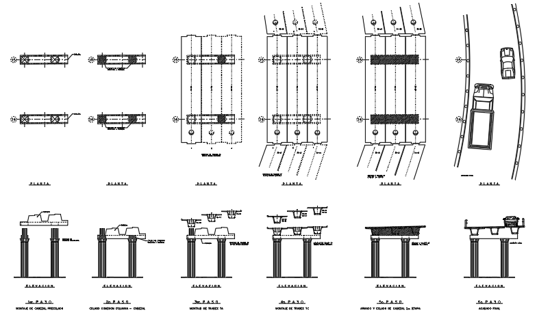 Head assembly pre fabricated details 