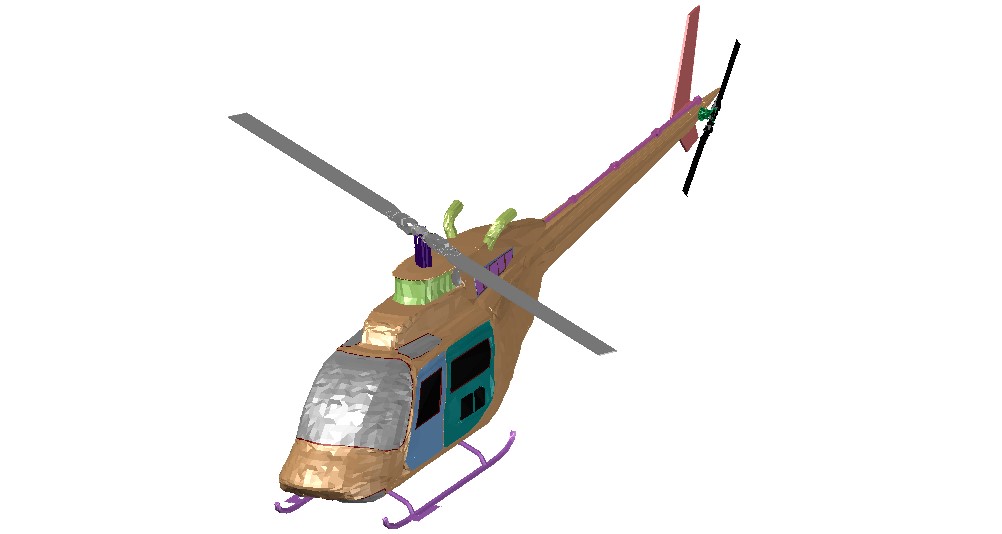 Helicopter Structure Design 3d model