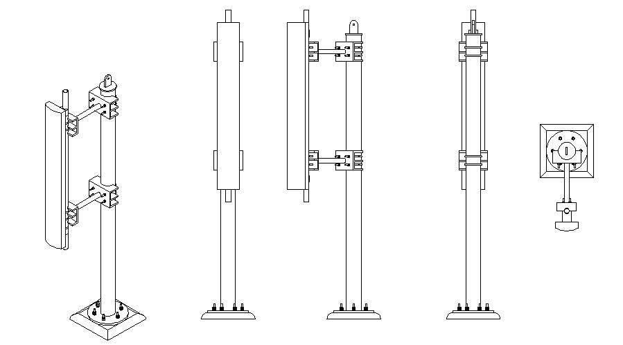High Mast Lighting Pole Design
