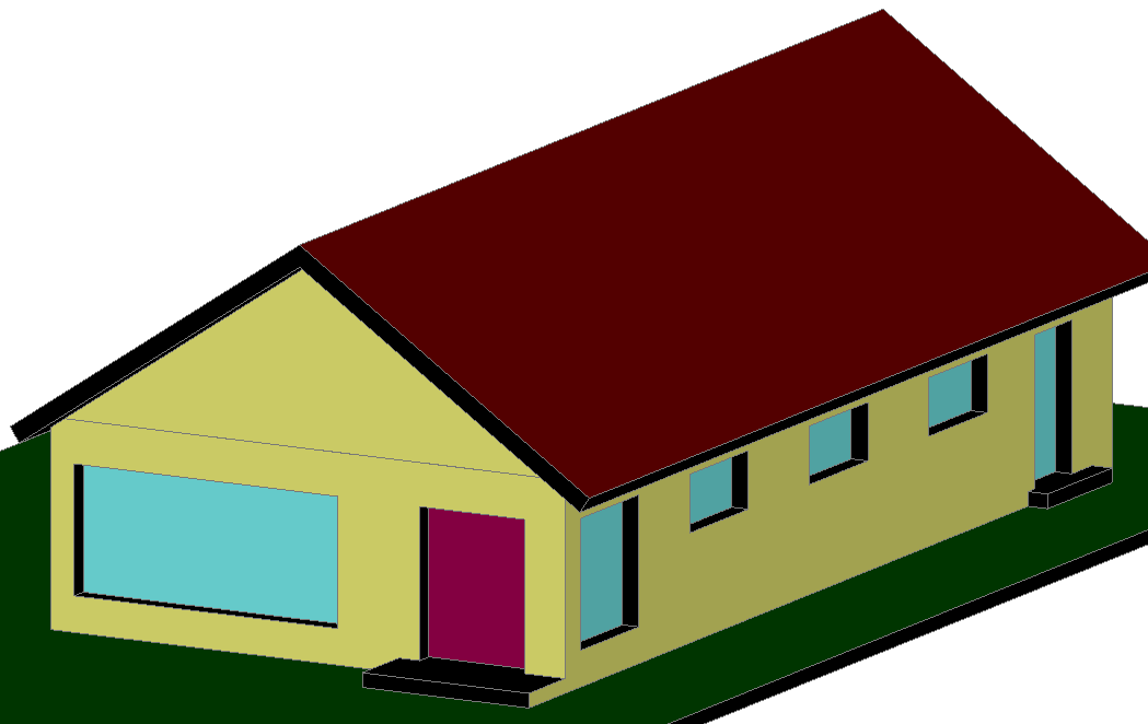 Home 3 D plan detail