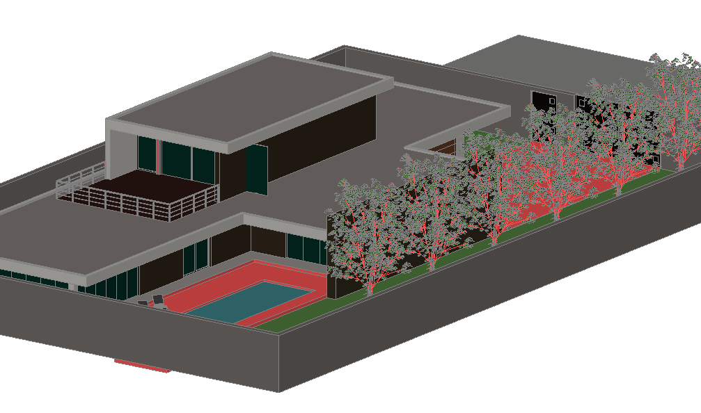 Home 3 D plan detail