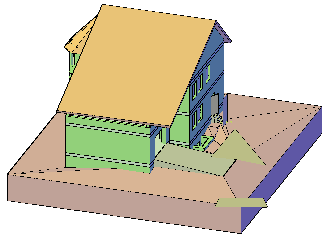 Home 3 D plan dwg file