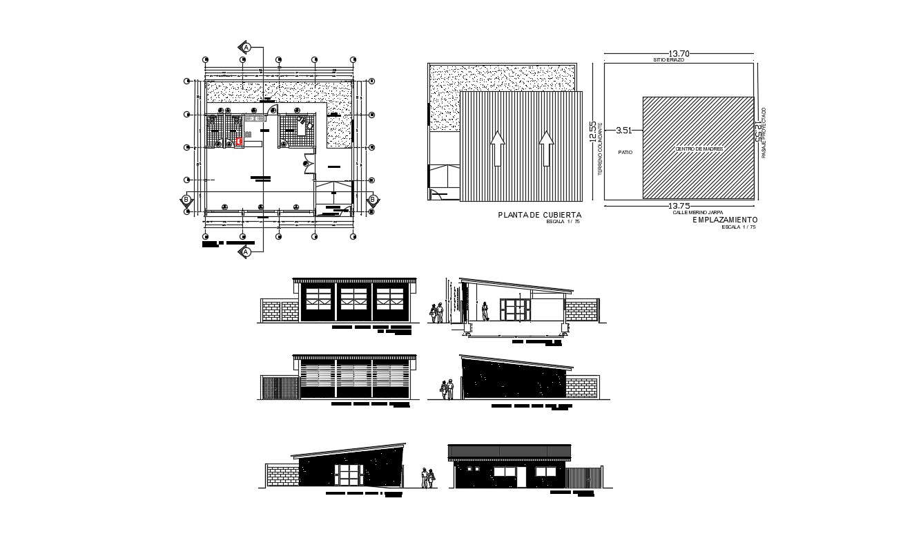 Home Plans In DWG File