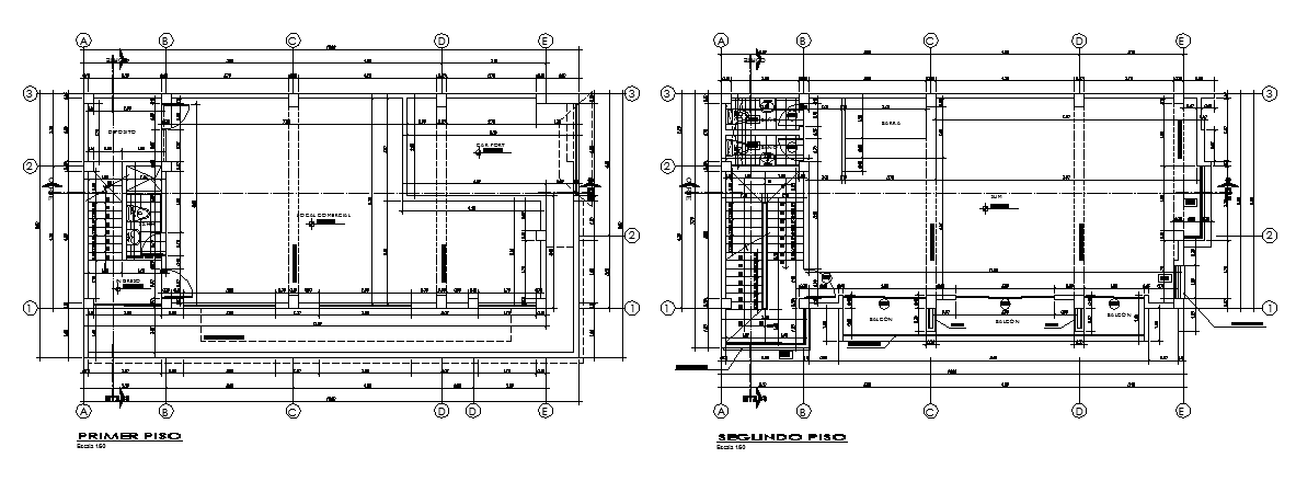 Home trade layout plan dwg file