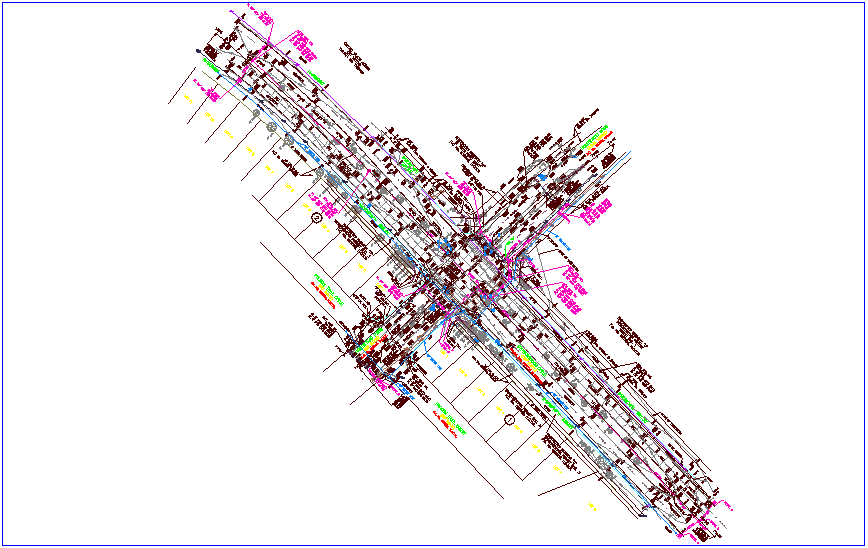 Homestead pass road design dwg file