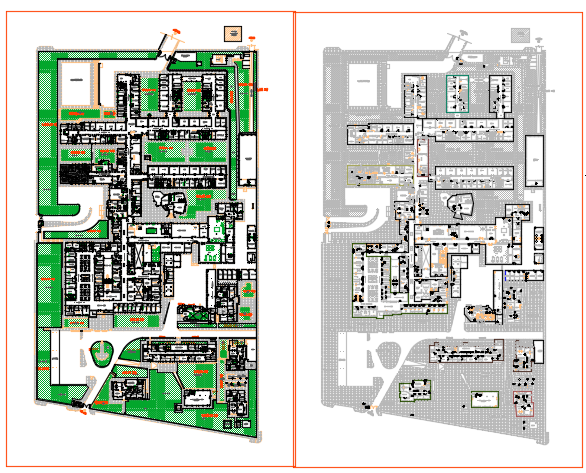 Hospital Dwg file