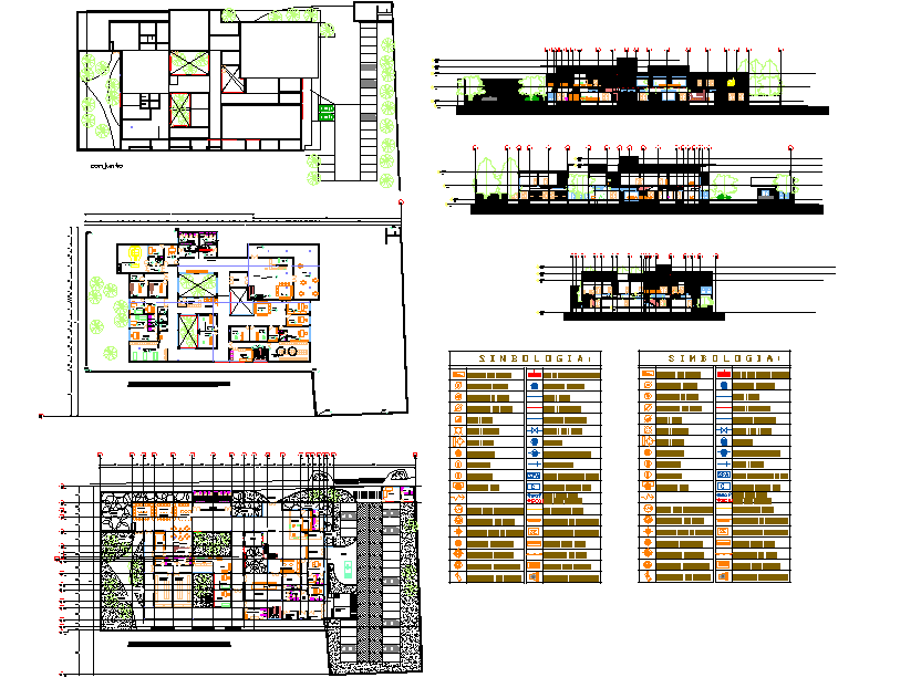 Hospital design plan architecture detail