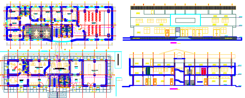 Hospital dwg file