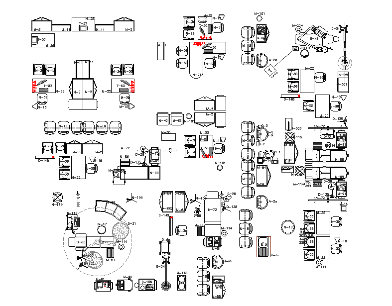 Hospital furniture Blocks