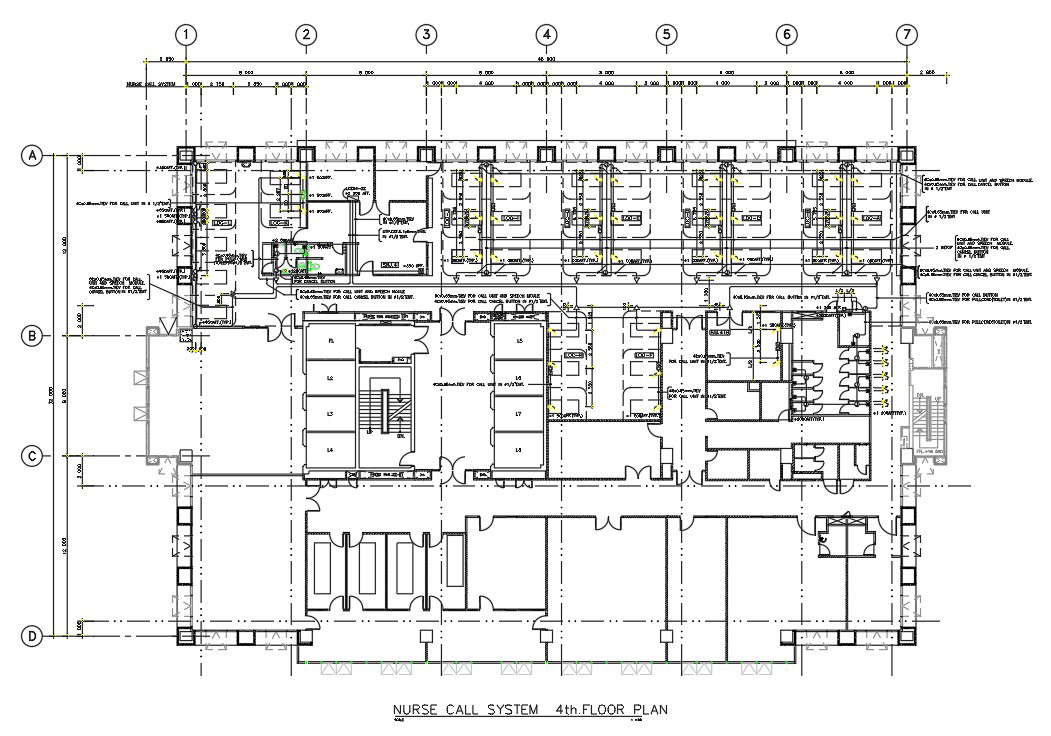 Hospital Floor Plan AutoCAD Drawing DWG File