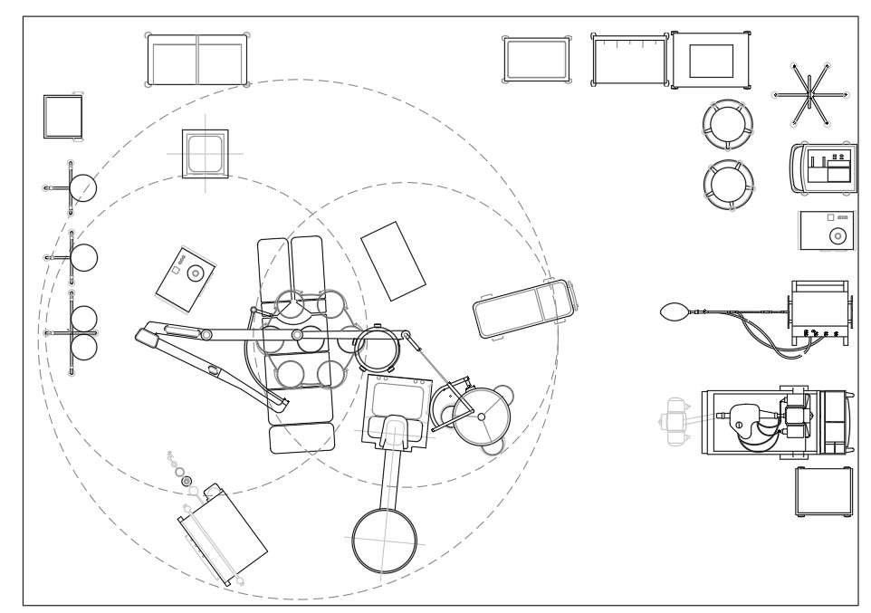 Hospital Operation Theater Equipment CAD Blocks