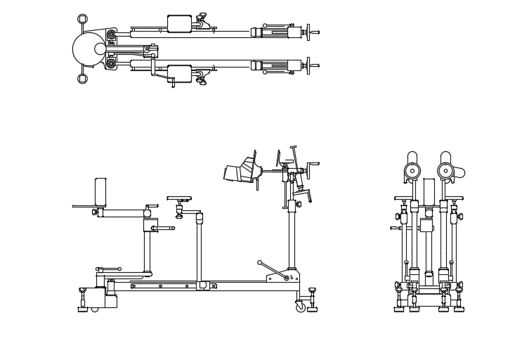 Hospital building operation equipment drawing
