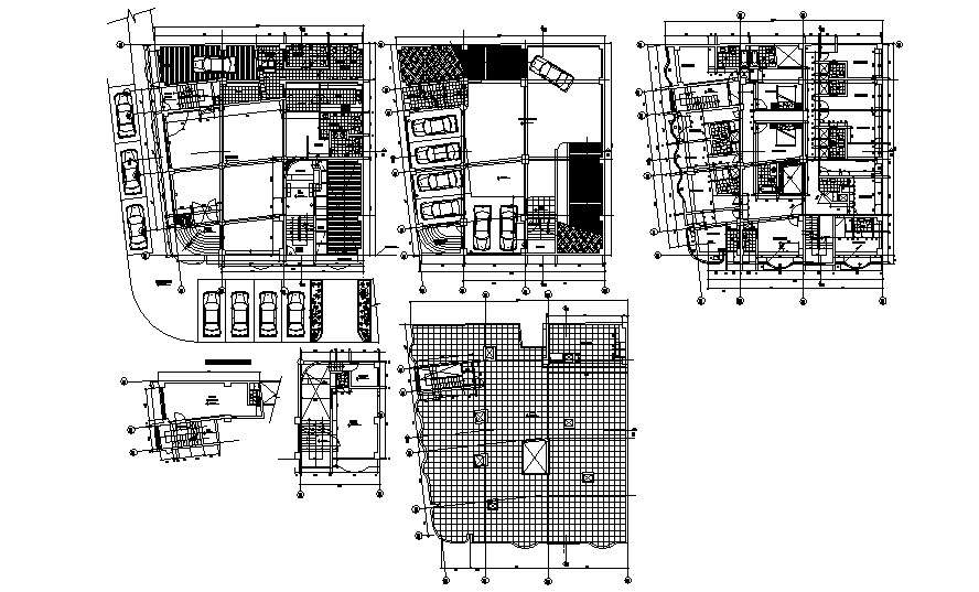 Hotel Design Architecture In DWG File