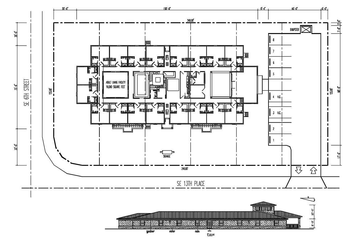 Hotel Bedroom Floor Plan DWG File
