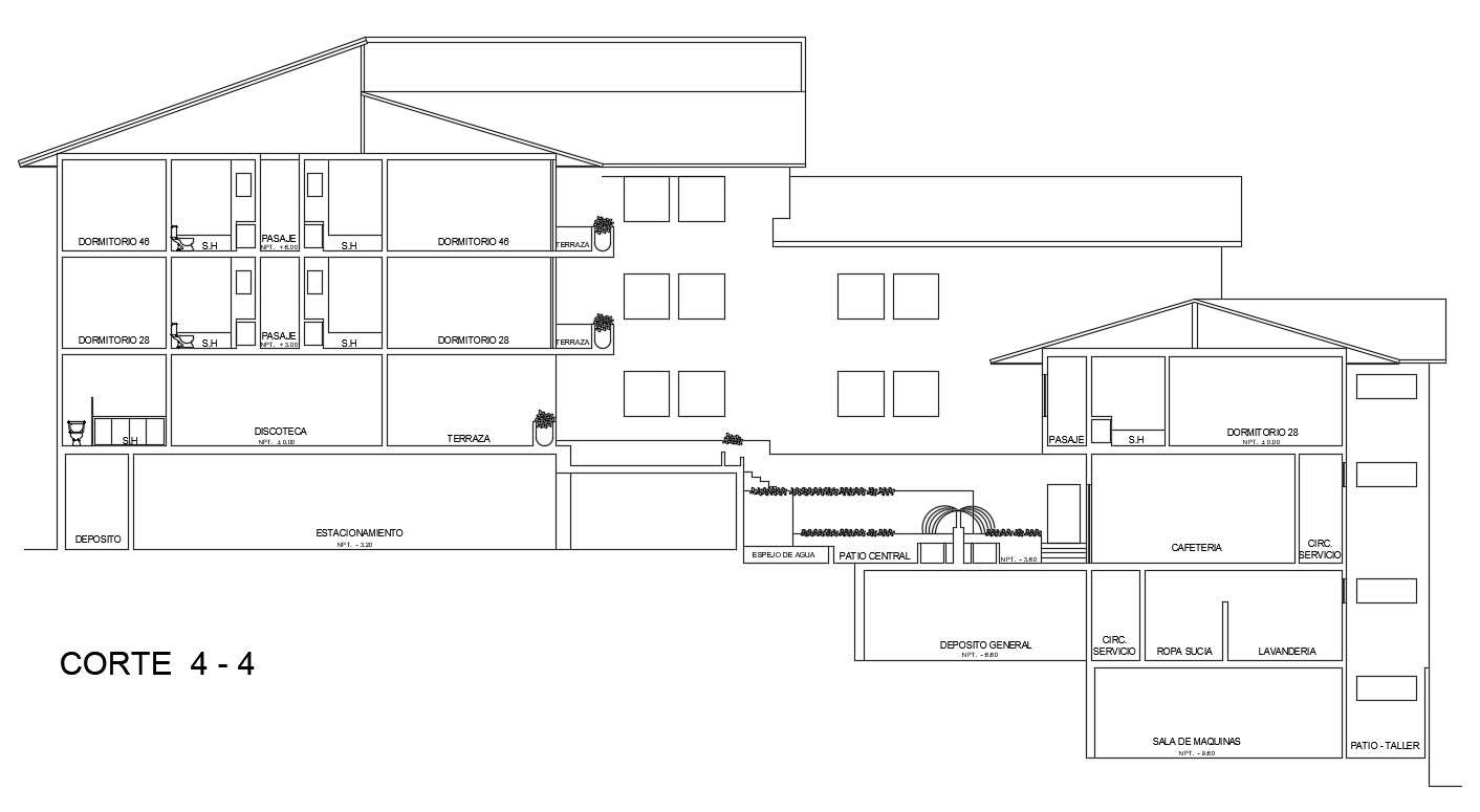 Hotel DWG file Download
