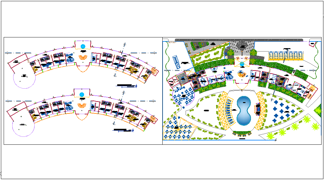 Hotel Design and lay-out detail