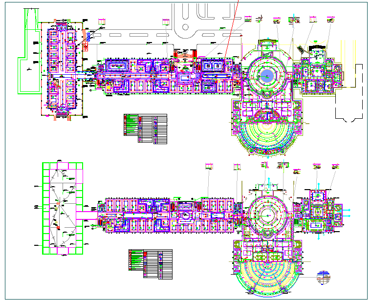 Hotel Detailing plan dwg file.