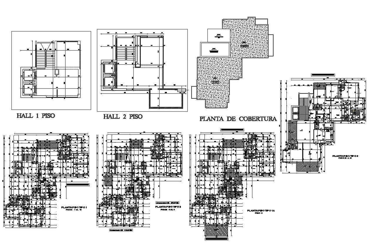 Hotel Floor Plan with Dimensions Detail
