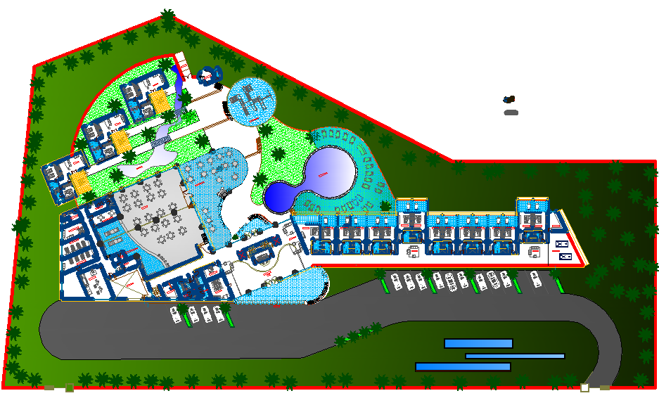 Hotel Layout plan
