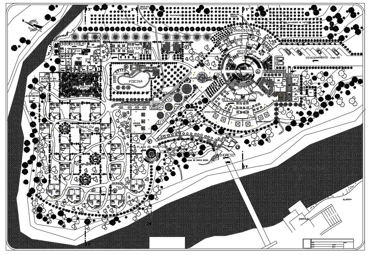 Hotel Plans DWG File Download