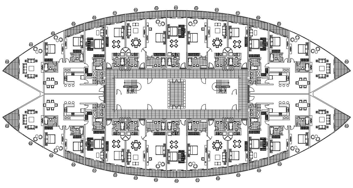 Hotel Room Layout Plan