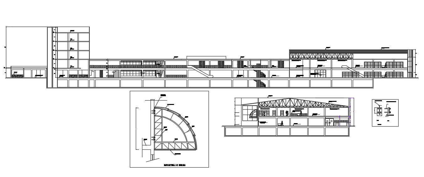 Hotel Room Section CAD file