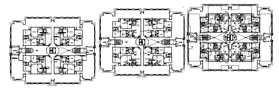 Hotel Architecture Design In AutoCAD File
