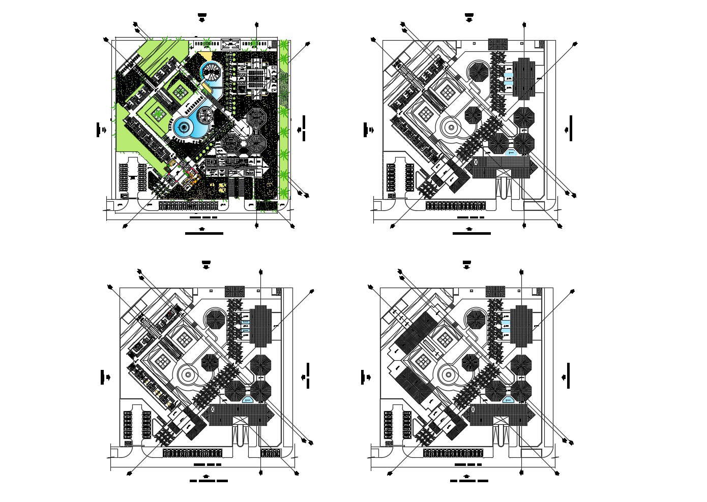Hotel Plan In DWG File