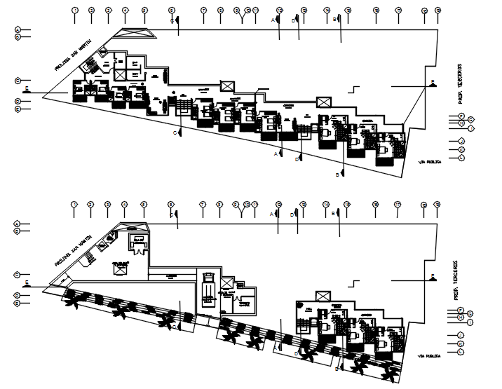 Hotel drawing in autocad