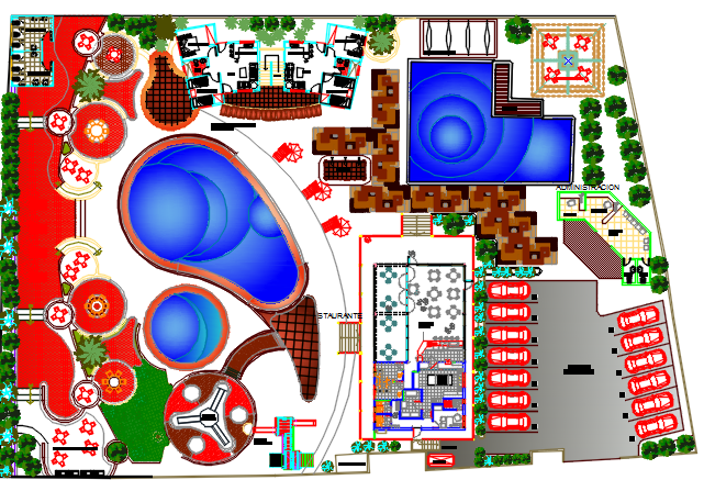 Hotel dwg file 