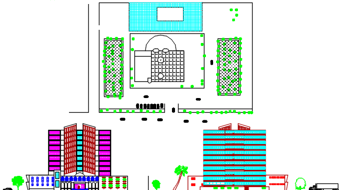 Hotel dwg file 
